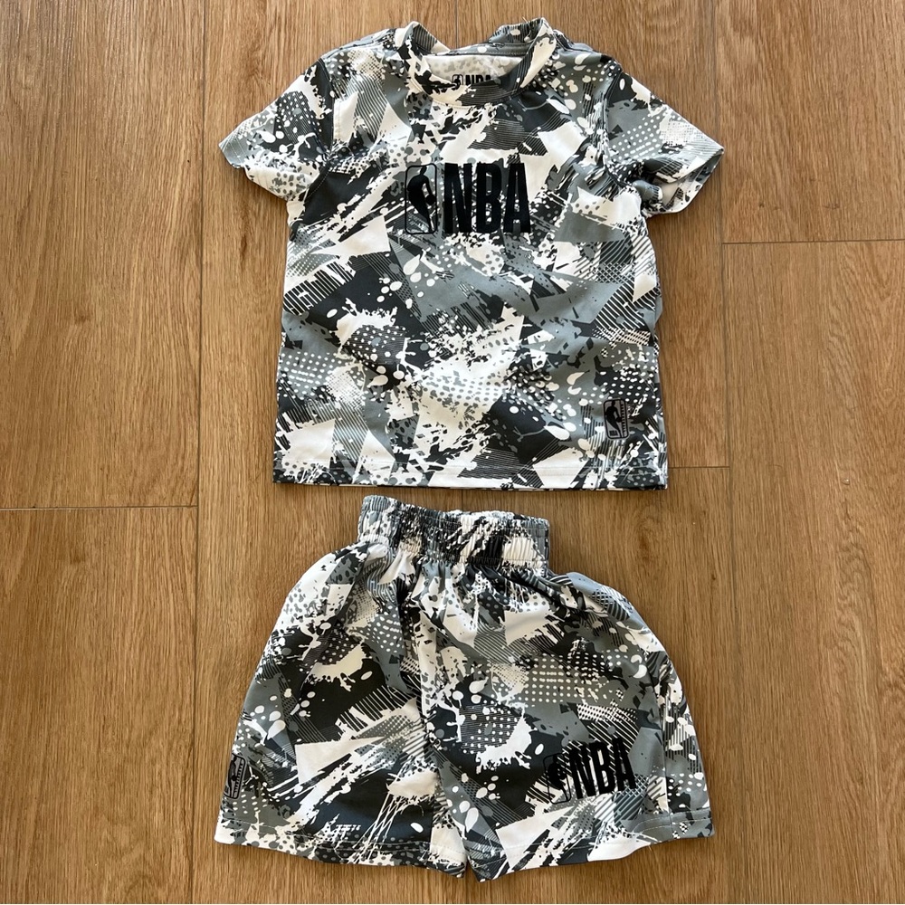 NBA Tee & Shorts Set 4T